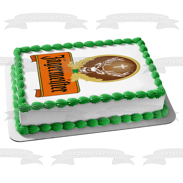 Jagermeister Logo Edible Cake Topper Image ABPID10038 Discount