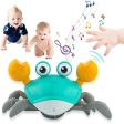 Interactive Crawling Crab Baby Musical Kids Toy with LED Lights & Rechargeable Battery For Cheap