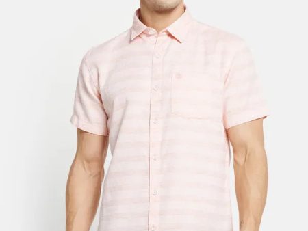 Men Peach Shirts Hot on Sale