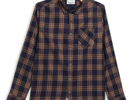 Octave Boys Yellow Tartan Checks Checked Casual Shirt on Sale