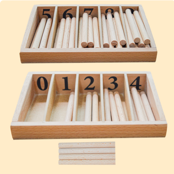 Wooden Spindle Box –  Numbers and Counting (1-3 Years) Online