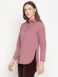 Mettle Women Pink Casual Shirt Hot on Sale