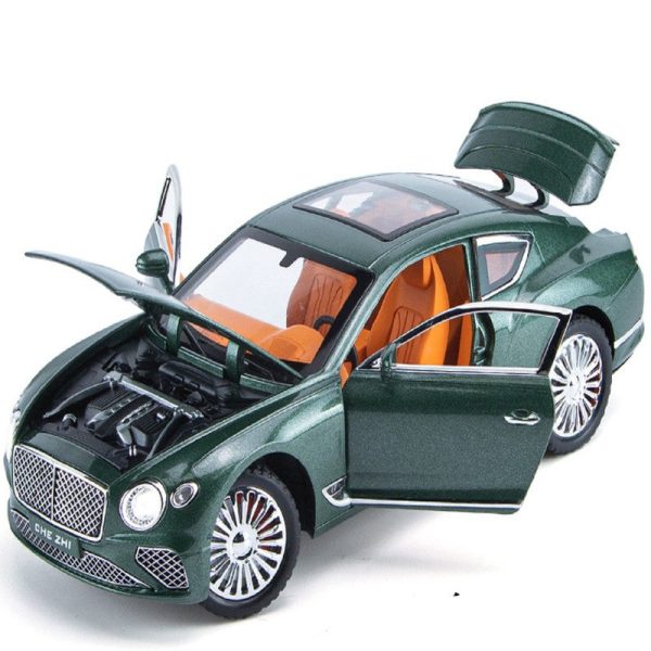 Diecast Resembling Bentley European Simulation Pull Back Car with Lights & Sounds | 1:24 Scale Model For Sale