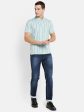 Men Aqua Melange T-Shirt Online Hot Sale