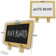 Tabletop Wooden Double Sided Easel Board Discount