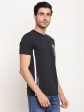 Octave Men Navy Blue Graphic Printed Regular-Fit T-Shirt Online Hot Sale