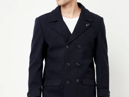 Men Navy Coat For Discount