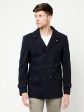 Men Navy Coat For Discount