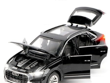 Diecast Resembling Audi Q8 Pull Back Car with Lights & Sounds | 1:24 Scale Model Online Sale