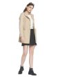 Mettle Women Cream Solid Cotton Overcoat Hot on Sale