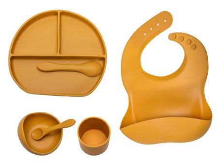 Pack of 5 Silicon Baby Feeding Set (6-18 Months) Online