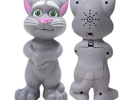 Intelligent Talking Tom Cat, Speaking Robot Cat Repeats What You Say, Touch Recording Rhymes and Songs, Musical Cat Toy for Kids (3+ Years) (Assorted colour and Print) For Cheap