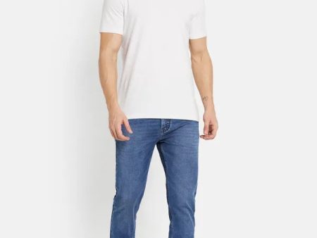 Men Medium Blue Jeans Hot on Sale