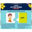 2 Pieces Learning Pack Jigsaw Puzzle - Action Word Hot on Sale