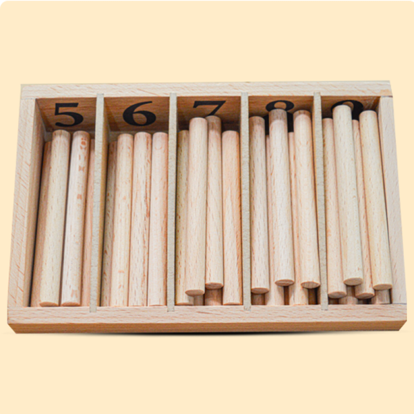 Wooden Spindle Box –  Numbers and Counting (1-3 Years) Online