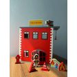 Wooden Fire Station Toy Set with Equipments (3-6 Years) Discount