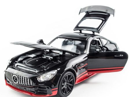 Diecast Resembling Ben GT Big Pull Back Car with Lights & Sounds | 1:24 Scale Model on Sale