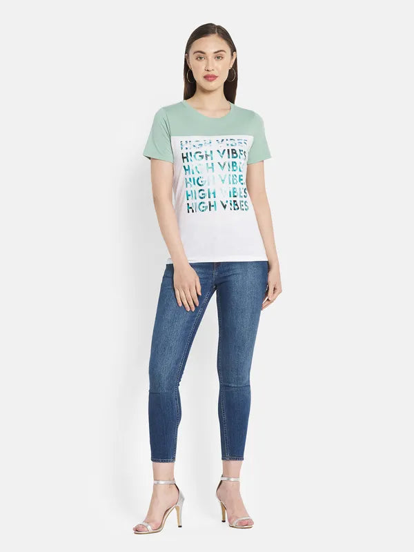 Women Dusty Mint T-Shirt Online now