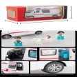 Diecast Resembling Mercedes-Benz Ambulance Pull Back Car with Lights & Sounds | 1:32 Scale Model For Sale