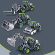 Diecast Resembling Engineering Excavator Toy Car- 4 Pcs For Discount