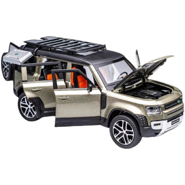 Diecast Resembling Land Rover Defender Sport Pull Back Car with Lights & Sounds | 1:24 Scale Model Discount