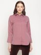 Mettle Women Pink Casual Shirt Hot on Sale