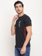 Octave Men Navy Blue Graphic Printed Regular-Fit T-Shirt Online Hot Sale