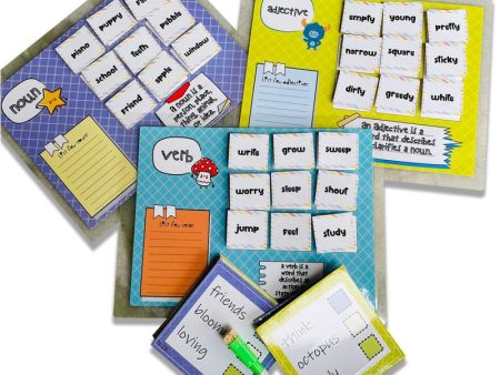 Adjective-Noun-Verb Sorting Activity Online now