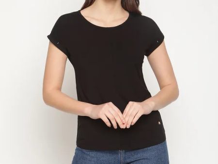 Mettle Women Black T-Shirt Supply