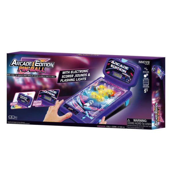 Innov8 Pin Ball Game with Electronic Sounds, Scorer & Flashing Lights | Weight - 1 Kg (5-10 Years) Hot on Sale