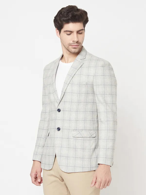 Men Light Grey Coat on Sale