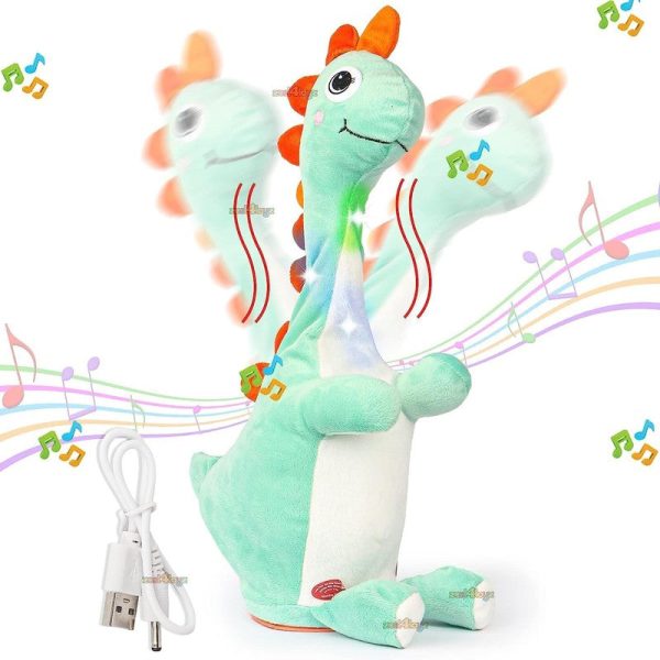 Interactive Dancing Dinosaur Plush Toy Hot on Sale