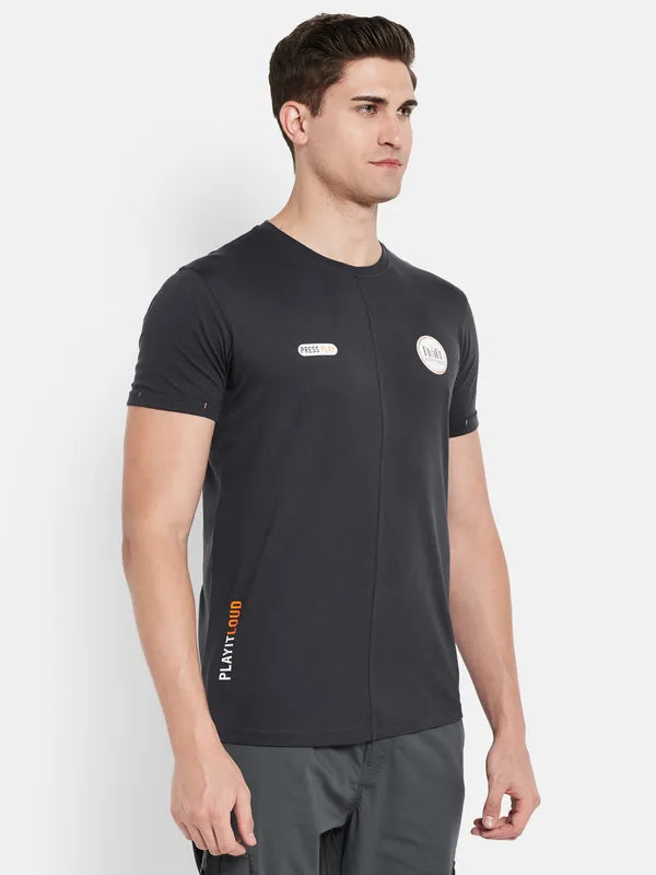 Men Charcoal T-Shirt Online