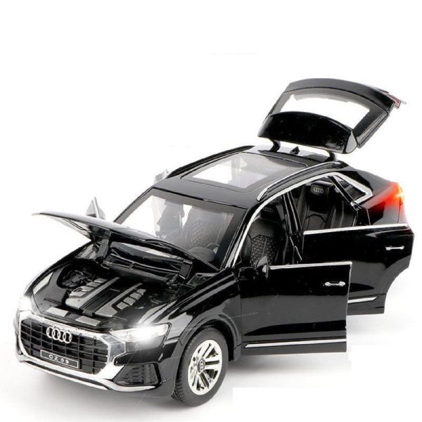 Diecast Resembling Audi Q8 Pull Back Car with Lights & Sounds | 1:24 Scale Model Online Sale