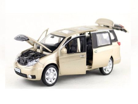 Diecast Resembling  Buick GL8 Pull Back Car with Lights & Sounds | 1:32 Scale Model Supply