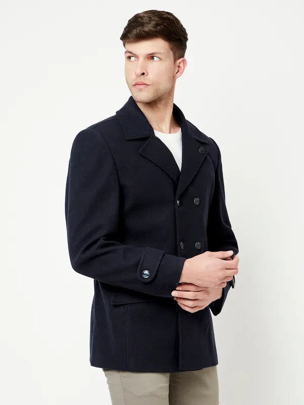 Men Navy Coat For Discount