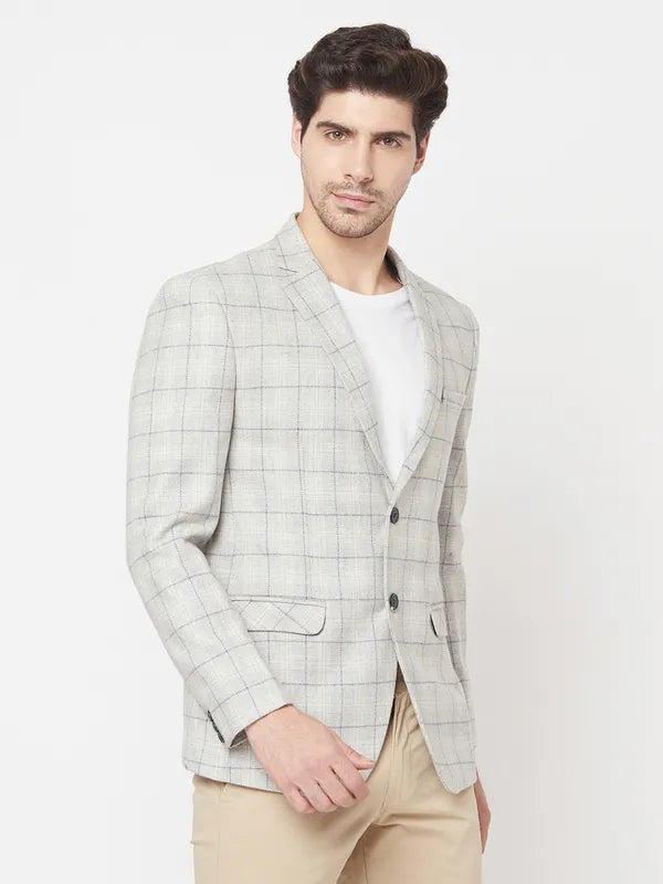 Men Light Grey Coat on Sale