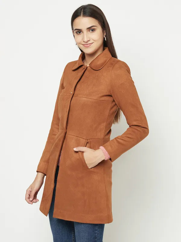 Women Tan Coat Online