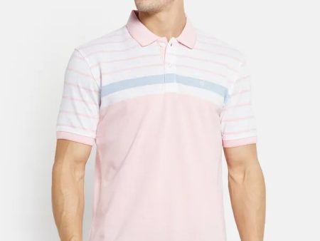 Men Pastel Pink T-Shirt For Cheap