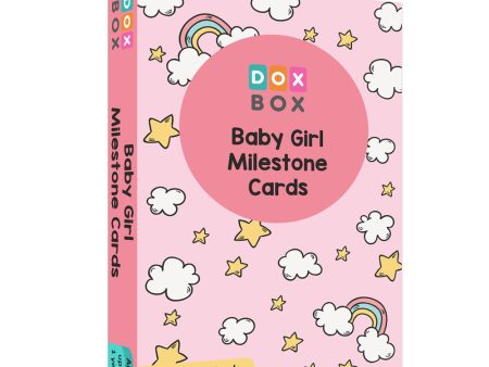 Baby Girl Milestone Cards- Pack of 24 Sale