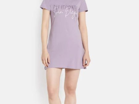 Women Lilac T-Shirt For Cheap