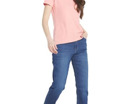 Mettle Women Blue Light Fade Stretchable Jeans Online Hot Sale