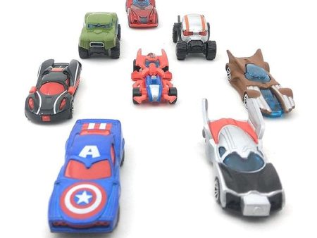 Diecast Resembling Super Hero Theme Car -Set of 8 | 1:64 Scale Model Sale