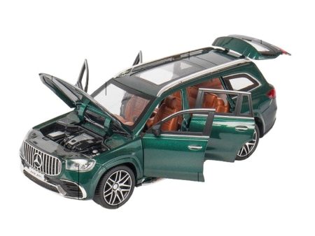 Diecast Resembling Mercedes Benz 24272 GLS63 Pull Back Car with Light & Sound | 1:24 Scale Model Online now