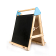 3-in-1 Wooden Tabletop Easel with Blackboard, Whiteboard, Paper Roll & Accessories (3-6 Years) on Sale