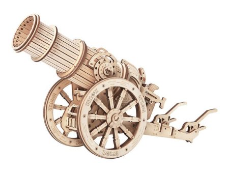 Medieval Wheeled Cannon (158 Pcs) 3D Wooden Puzzle Online Hot Sale