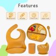 Pack of 5 Silicon Baby Feeding Set (6-18 Months) Online