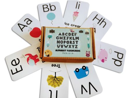 Alphabet Flashcards with Activity- Pack of 26 Cheap