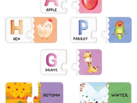 2 Pieces Learning Pack Jigsaw Puzzle - Alphabets (2-4 Years) For Cheap