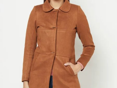 Women Tan Coat Online